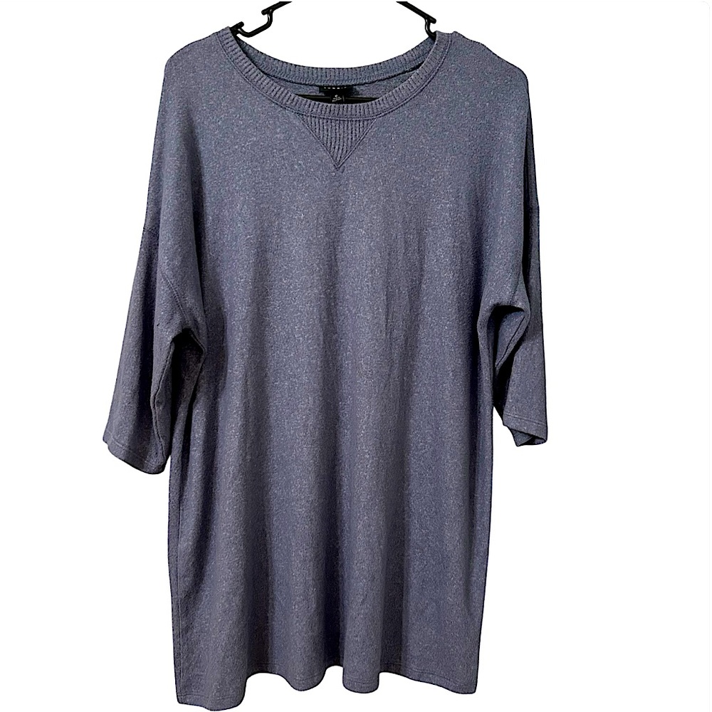 Torrid Women’s Size 0X Plus 3/4 Sleeve Blue Pull Over Sweater